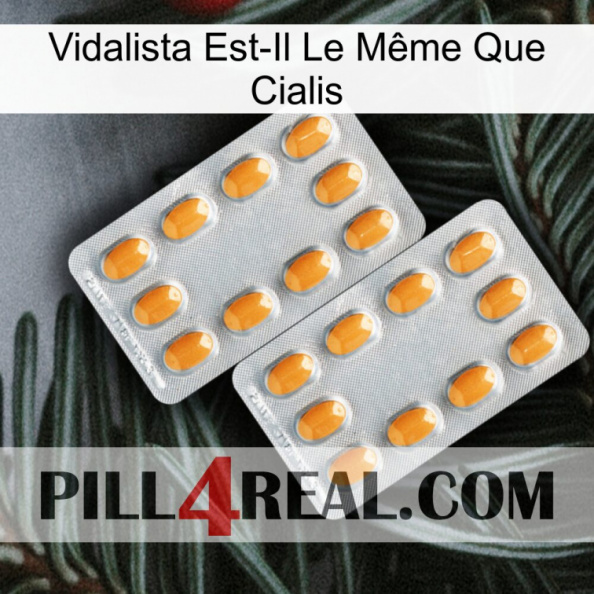 Vidalista Est-Il Le Même Que Cialis cialis4